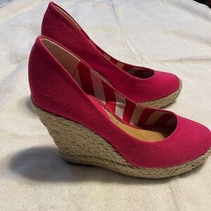 BCBG Hot Pink Espadrilles
